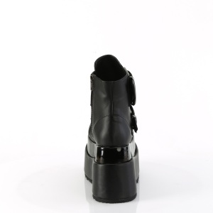 Vegan 11,5 cm BEAR-104 demonia ankle boots platform black