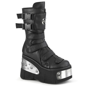 Vegan 11,5 cm KERA-108 demonia alternative boots platform black