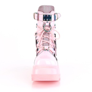 Vegan 11,5 cm SHAKER-602 lolita stivaletti con zeppa plateau