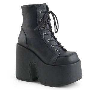 Vegan 13 cm CAMEL-203 chunky demonia ankle boots platform