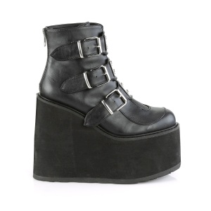 Vegan 14 cm SWING-105 demonia ankle boots wedges platform