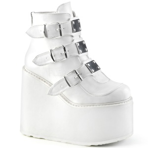 Vegan 14 cm SWING-105 lolita ankle boots wedge platform