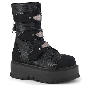 Vegan 5 cm SLACKER-101 demonia ankle boots platform