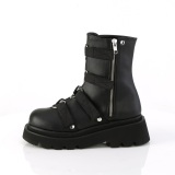 Vegan 6,5 cm RENEGADE-50 alternative ankle boots platform black