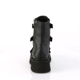 Vegan 6,5 cm RENEGADE-50 alternative ankle boots platform black