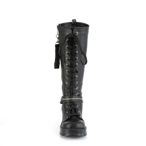 Vegan 7 cm Demonia BRATTY-206 chunky heel platform boots