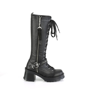 Vegan 7 cm Demonia BRATTY-206 chunky heel platform boots