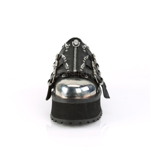 Vegan 7 cm GRAVEDIGGER-03 Scarpe Gotico da Uomo Plateau
