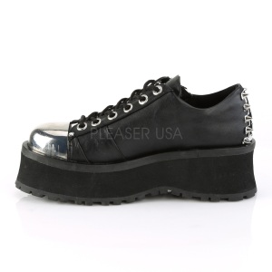 Vegan 7 cm GRAVEDIGGER-04 Scarpe Gotico da Uomo Plateau