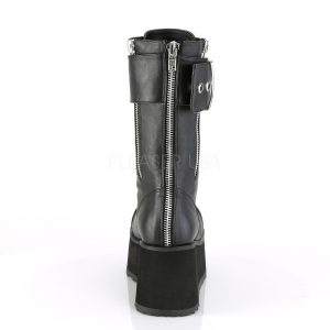 Vegan 9,5 cm PETROL-150 demonia boots - unisex platform boots