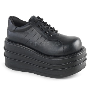 Vegan 9 cm TEMPO-08 Scarpe Gotico da Uomo Plateau