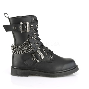 Vegan BOLT-250 demonia ankle boots - unisex combat boots