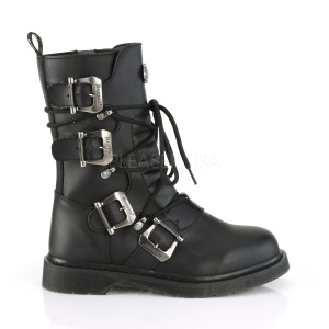Vegan BOLT-265 demonia ankle boots - unisex combat boots