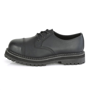 Vegan RIOT-03 demonia shoes - punk steel toe shoes