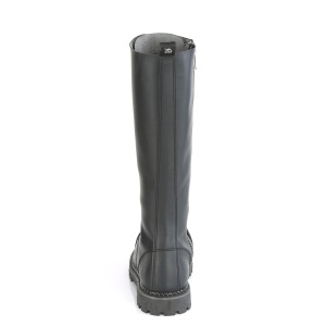 Vegan leather RIOT-20 demonia boots - unisex steel toe combat boots