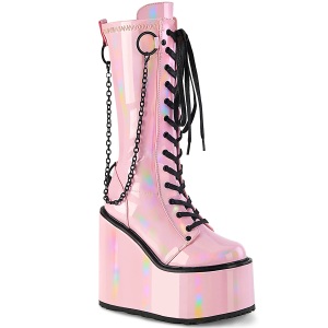 Vegan rose 14 cm SWING-150 cyberpunk platform boots