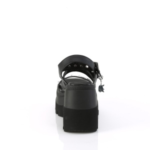 Vegane 11,5 cm SHAKER-13 sandali zeppa altissima e plateau glitter