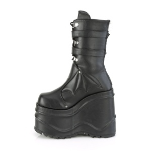 Vegane 15 cm WAVE-150 demoniacult stivali zeppa altissima con plateau