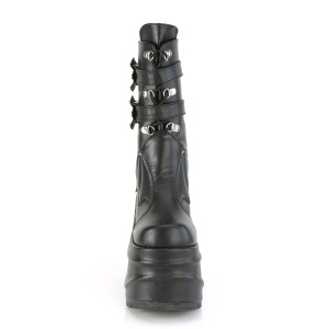 Vegane 15 cm WAVE-150 demoniacult stivali zeppa altissima con plateau