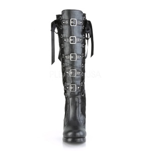 Vegano 10 cm CRYPTO-106 stivali lolita gotico con suola spessa
