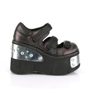 Vegano 11,5 cm DemoniaCult KERA-13 lolita scarpe plateau
