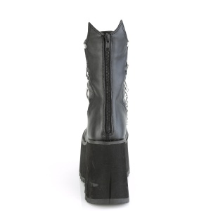 Vegano 11,5 cm KERA-130 demoniacult stivaletti alternative con la suola spessa nere