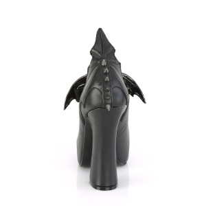 Vegano 13 cm DEMON-18 gothic scarpe dcollet con plateau nascosto