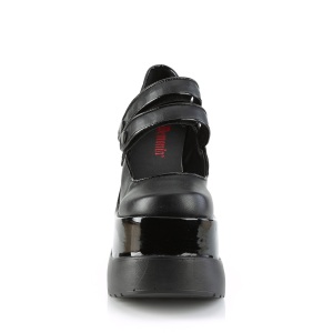 Vegano 13 cm VOID-37 demonia calzature alternative con la suola spessa nere