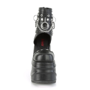 Vegano 15 cm WAVE-22 Stivali alla caviglia con zeppa plateau