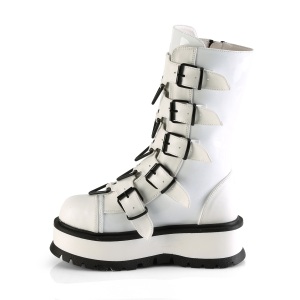 Vegano 5 cm SLACKER-160-2 stivali cyberpunk con plateau