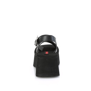Vegano 6,5 cm DemoniaCult FUNN-10 sandali con plateau lolita emo