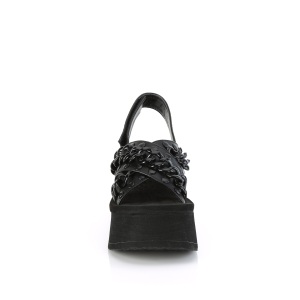 Vegano 6,5 cm DemoniaCult FUNN-12 sandali con plateau lolita
