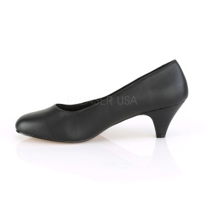 Vegano 6 cm FEFE-01 scarpe dcollet da uomo nere