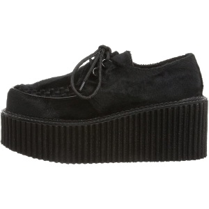 Vegano 7,5 cm CREEPER-202 rockabilly scarpe creepers donna