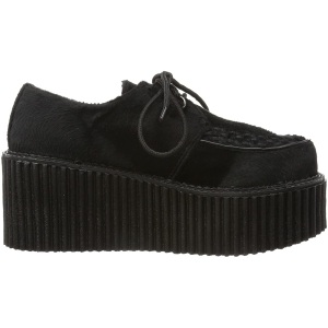 Vegano 7,5 cm CREEPER-202 rockabilly scarpe creepers donna