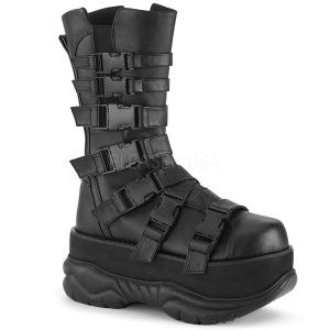 Vegano 7,5 cm NEPTUNE-210 stivali demoniacult unisex - stivali plateau