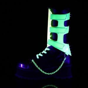 Vegano 7 cm GRAVEDIGGER-255 stivali demoniacult unisex - stivali da cyberpunk