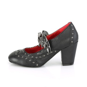 Vegano 8 cm VIVIKA-32 scarpe dcollet maryjane ali di pipistrello