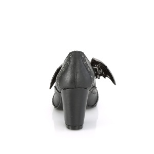 Vegano 8 cm VIVIKA-32 scarpe dcollet maryjane ali di pipistrello
