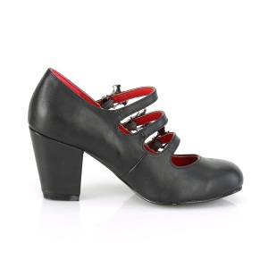 Vegano 8 cm VIVIKA-38-2 scarpe dcollet maryjane ali di pipistrello