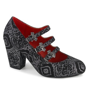 Vegano 8 cm VIVIKA-38 scarpe dcollet maryjane ali di pipistrello