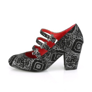 Vegano 8 cm VIVIKA-38 scarpe dcollet maryjane ali di pipistrello