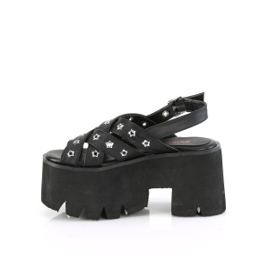 Vegano 9 cm ASHES-12 emo punk sandali con plateau chunky