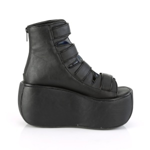 Vegano 9 cm VIOLET-150 Stivali alla caviglia punta aperta