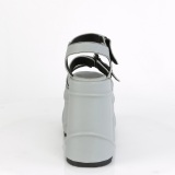 Vegano Neon 15 cm Demonia WAVE-13 scarpe lolita sandali con zeppa plateau