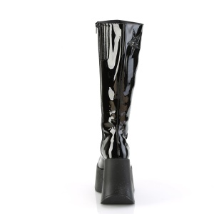 Vegano nere 13 cm DYNAMITE-218 stivali emo punk zeppe altissime