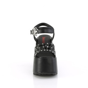 Vegano tacco spesso 13 cm Demonia CAMEL-17 sandali con tacco chunky