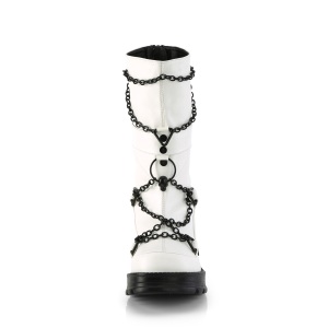 Vegano tacco spesso 7 cm DemoniaCult BRATTY-120-2 stivali con tacco chunky