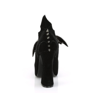 Velluto 13 cm DEMON-18 gothic scarpe dcollet con plateau nascosto