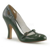 Verde 10 cm SMITTEN-20 Pinup scarpe décolleté con tacchi bassi
